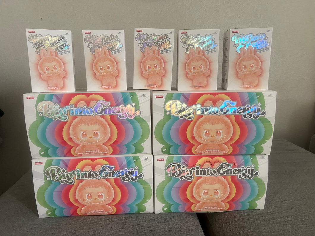 100% authentic Big into energy Labubu blind box Purchased directly from Pop Mart.