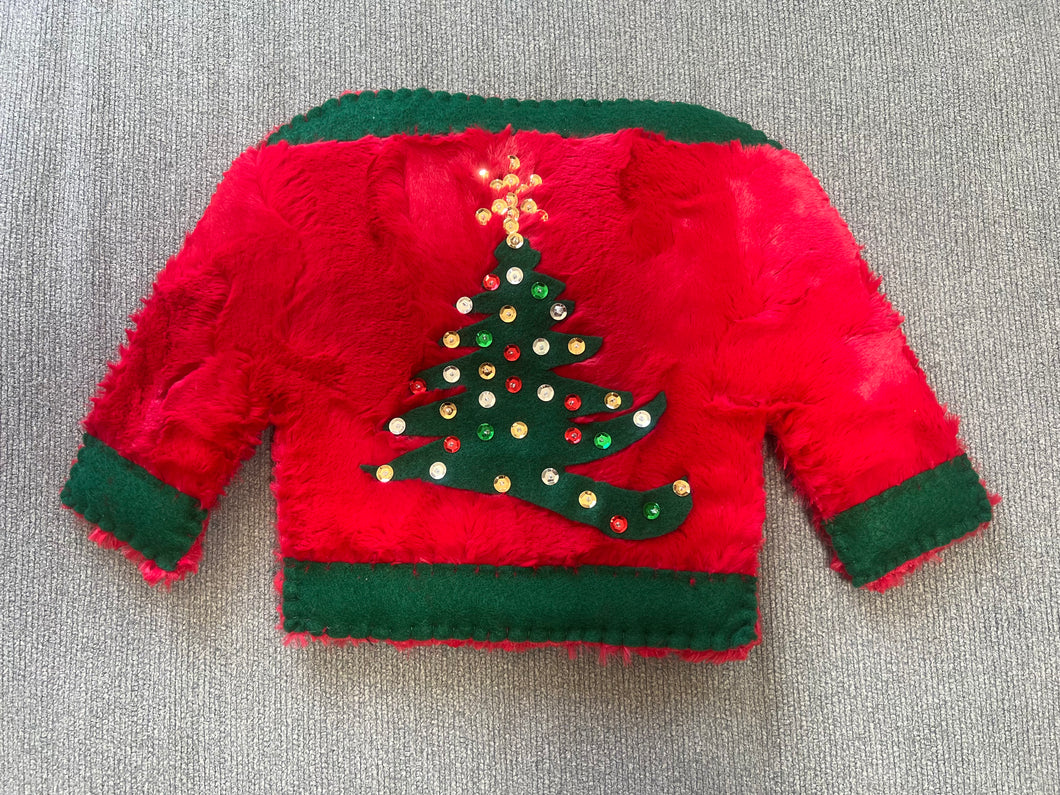Christmas sweater wall decor 11 x 19“