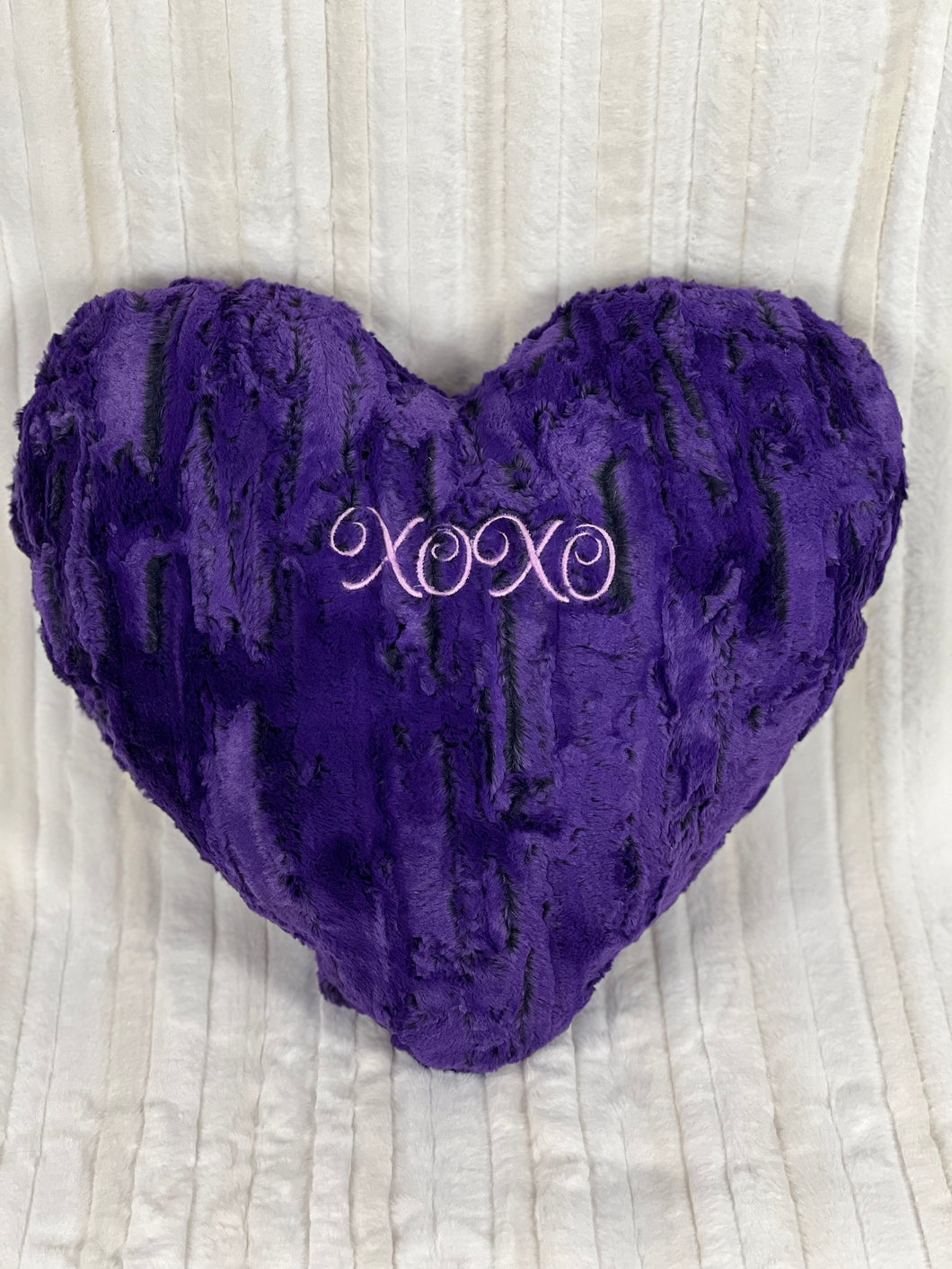 Valentines heart purple forest fox. XOXO.