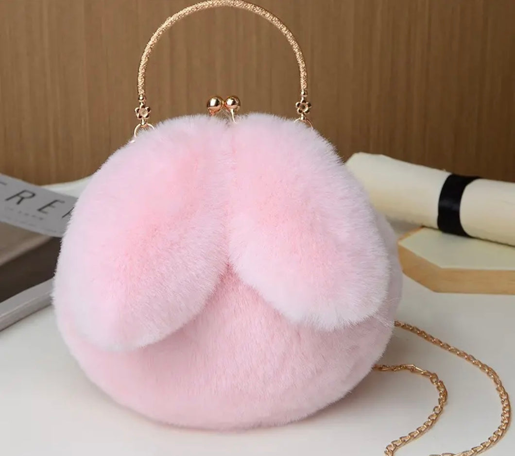 Light pink bunny purse