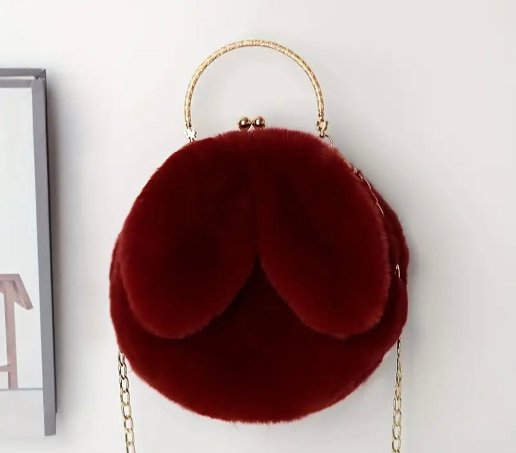 Merlot bunny purse