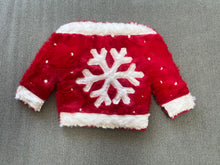 Load image into Gallery viewer, Snowflake Christmas sweater wall decor 11 x 19“
