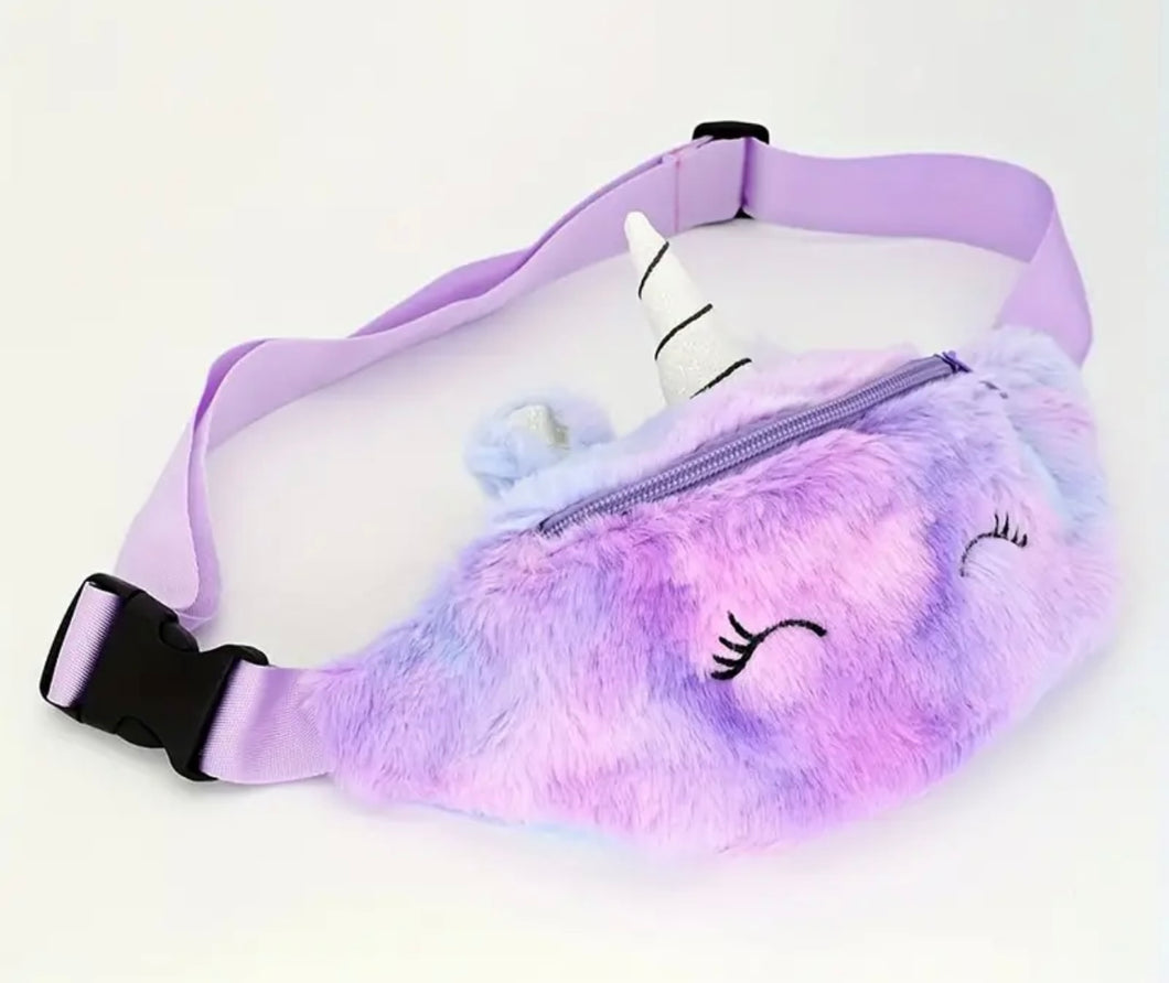 Unicorn Fanny Pack purple