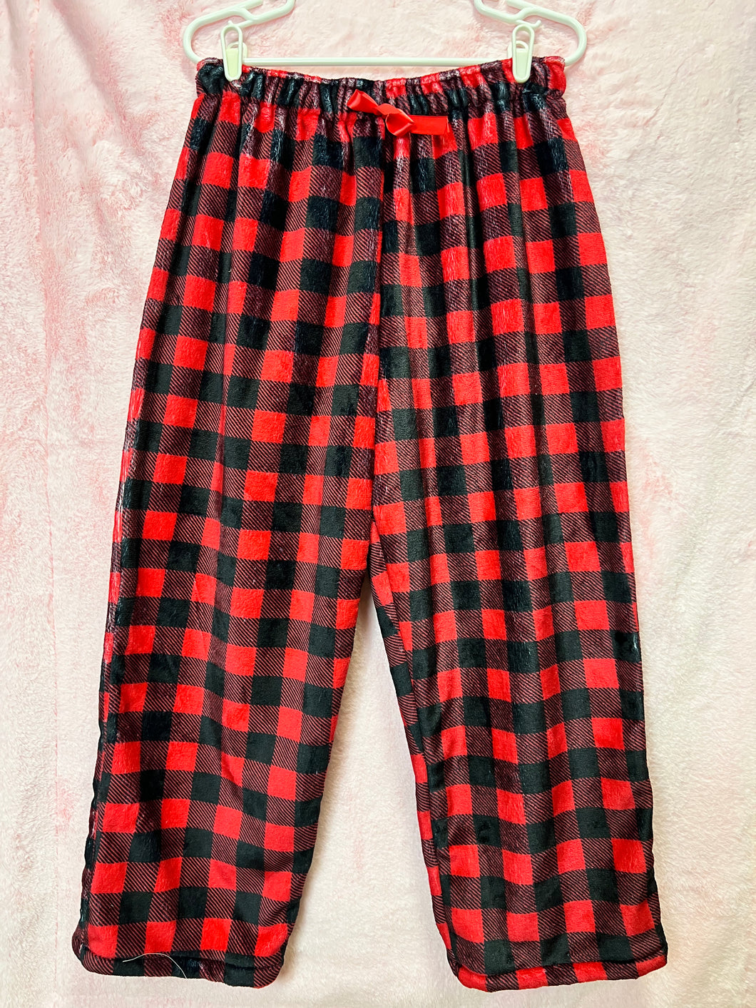 Red buffalo check cloud Pj pants (made to order)