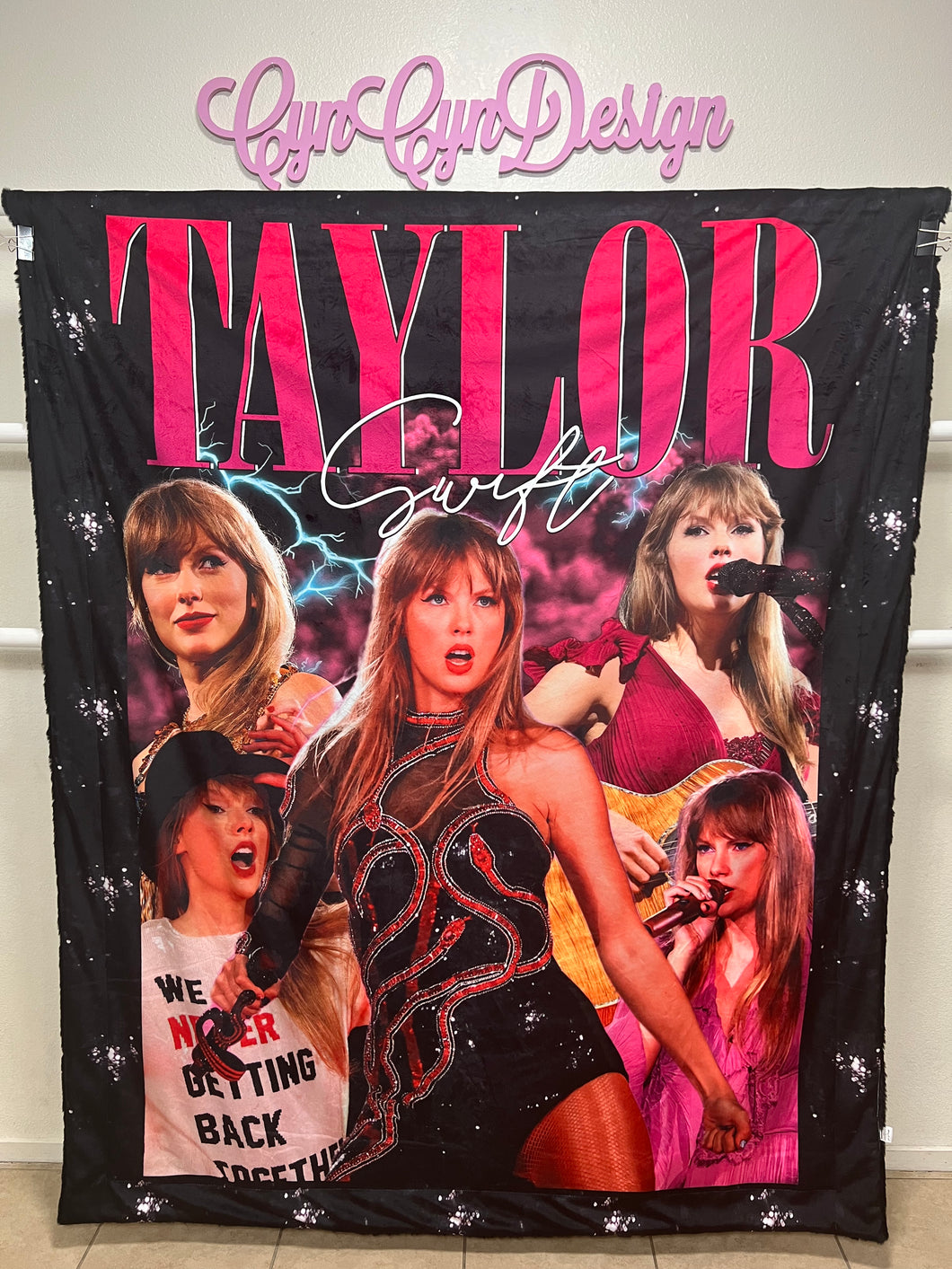 Taylor swift custom print on black encore