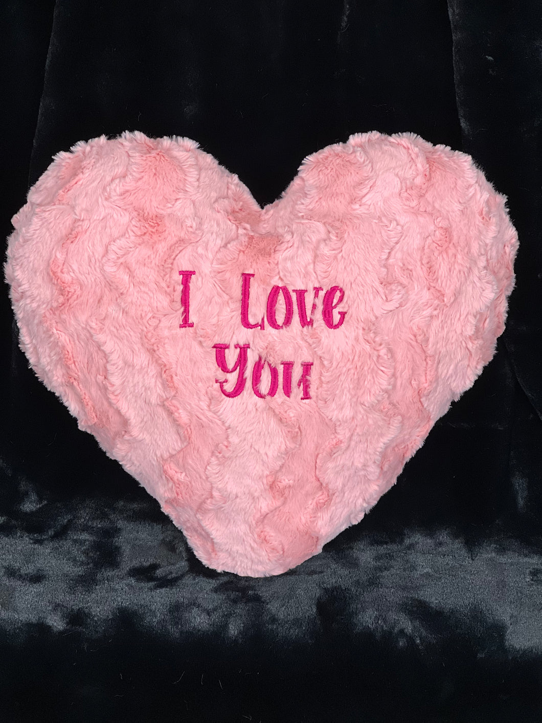 Large Valentines heart blossom glacier. I love you.