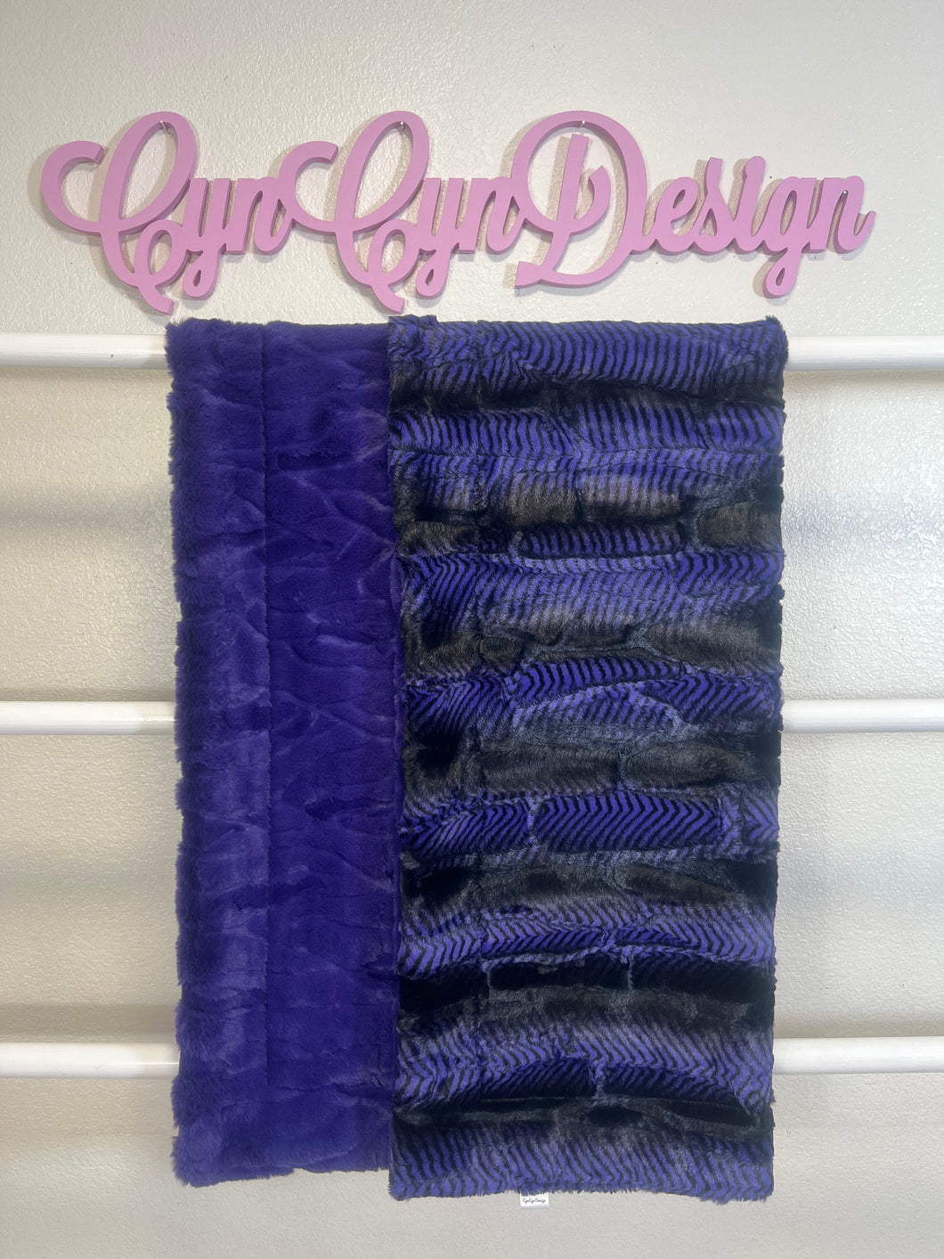 Violet black mamba on purple four seasons 36 x 60 defect (creasing)