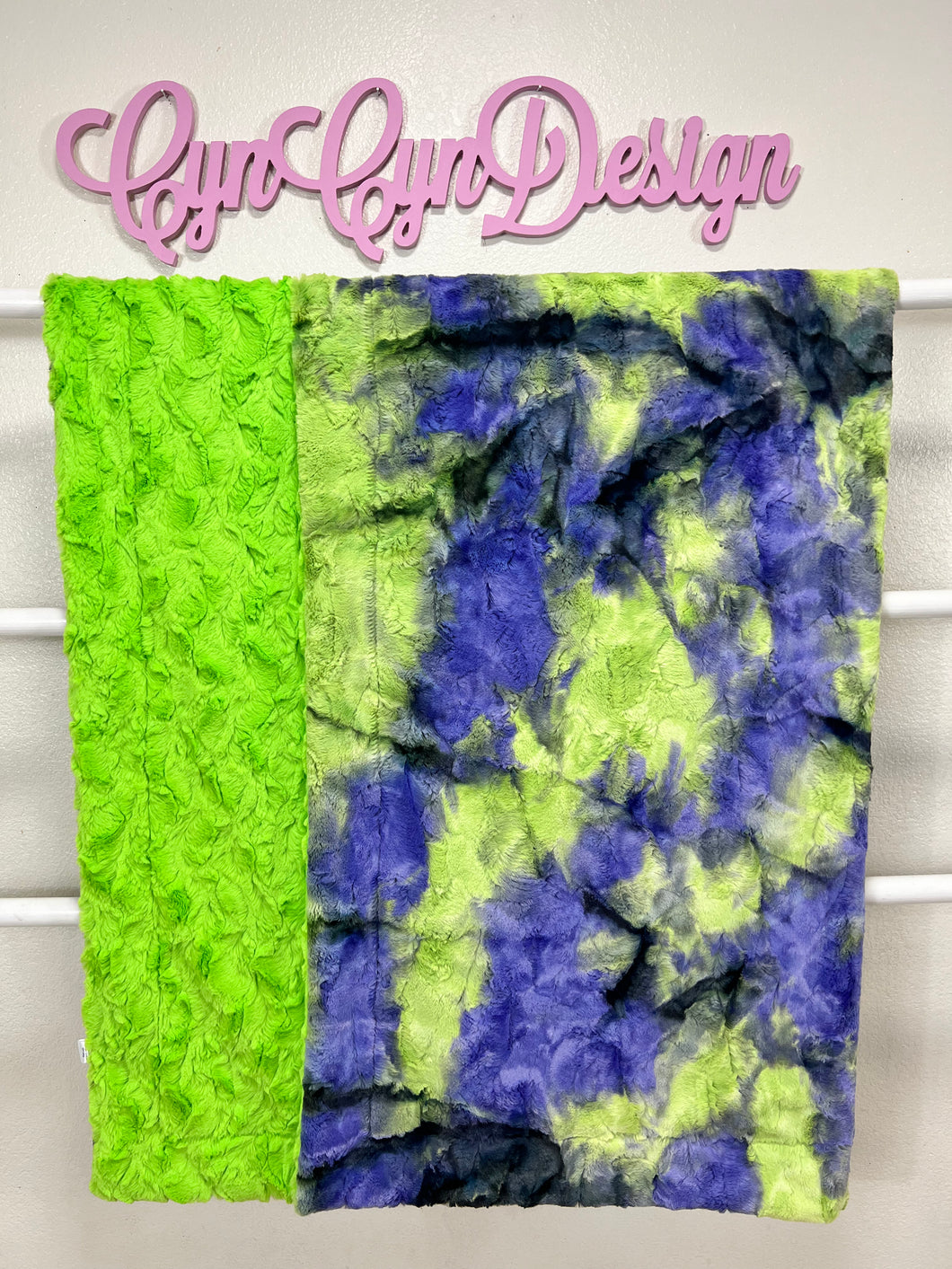 Mardi Gras sorbet lime green Bella 60x72