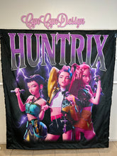 Load image into Gallery viewer, Hunter K-POP custom print on black encore 60x70
