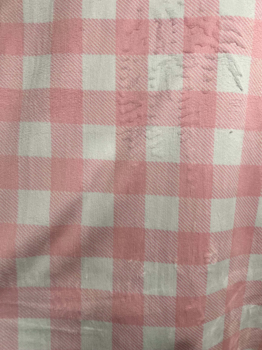 Pink buffalo check print 2 yards