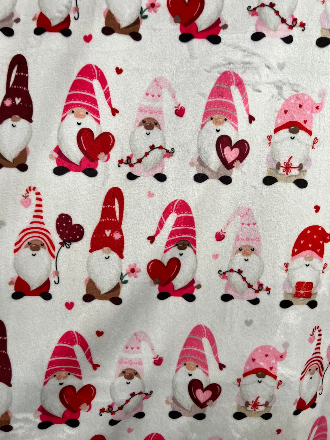 Valentines gnome print 2 yards