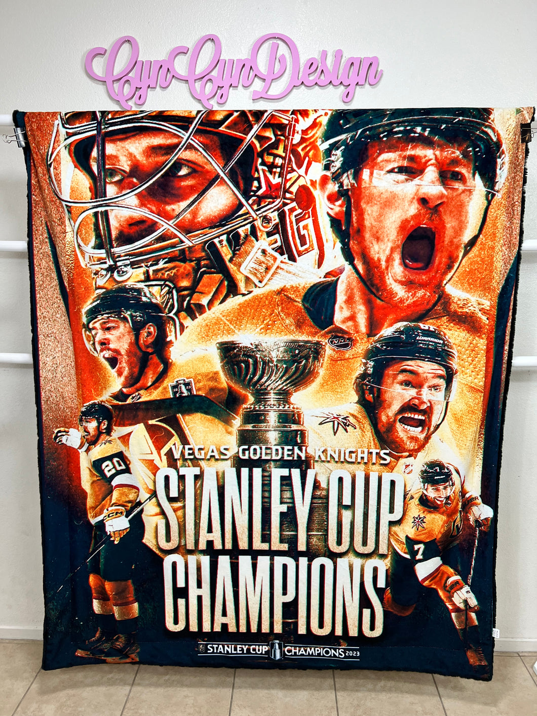 VGK custom print on black seal 60x70