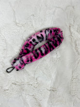 Load image into Gallery viewer, Cerise big cat wristlet
