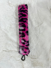 Load image into Gallery viewer, Cerise big cat wristlet

