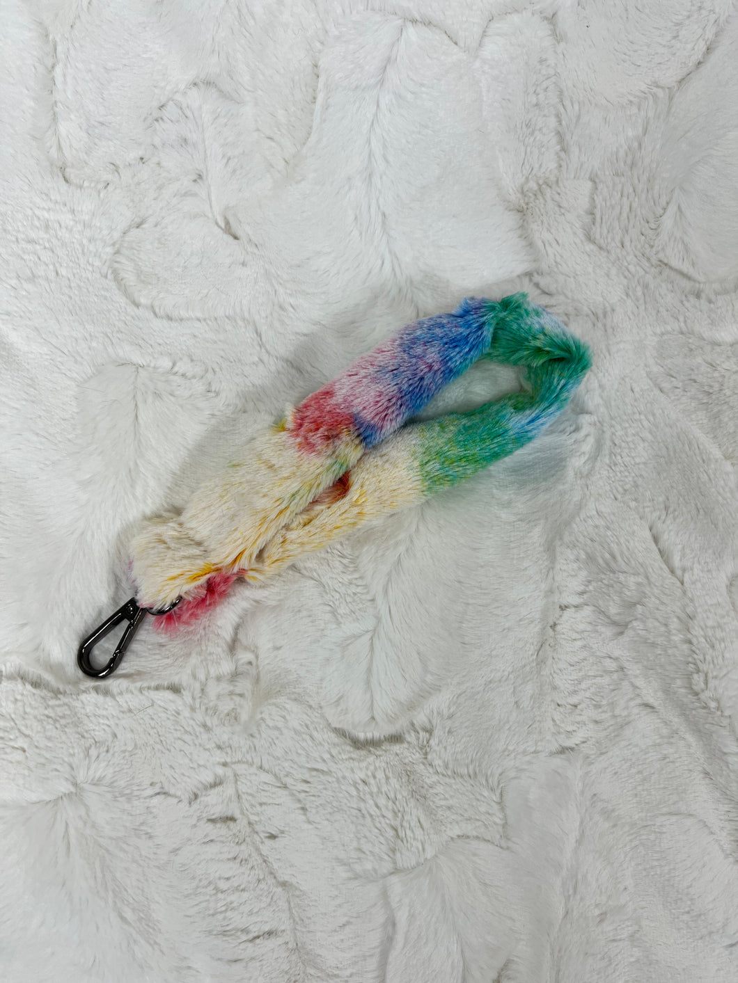Rainbow paws wristlet